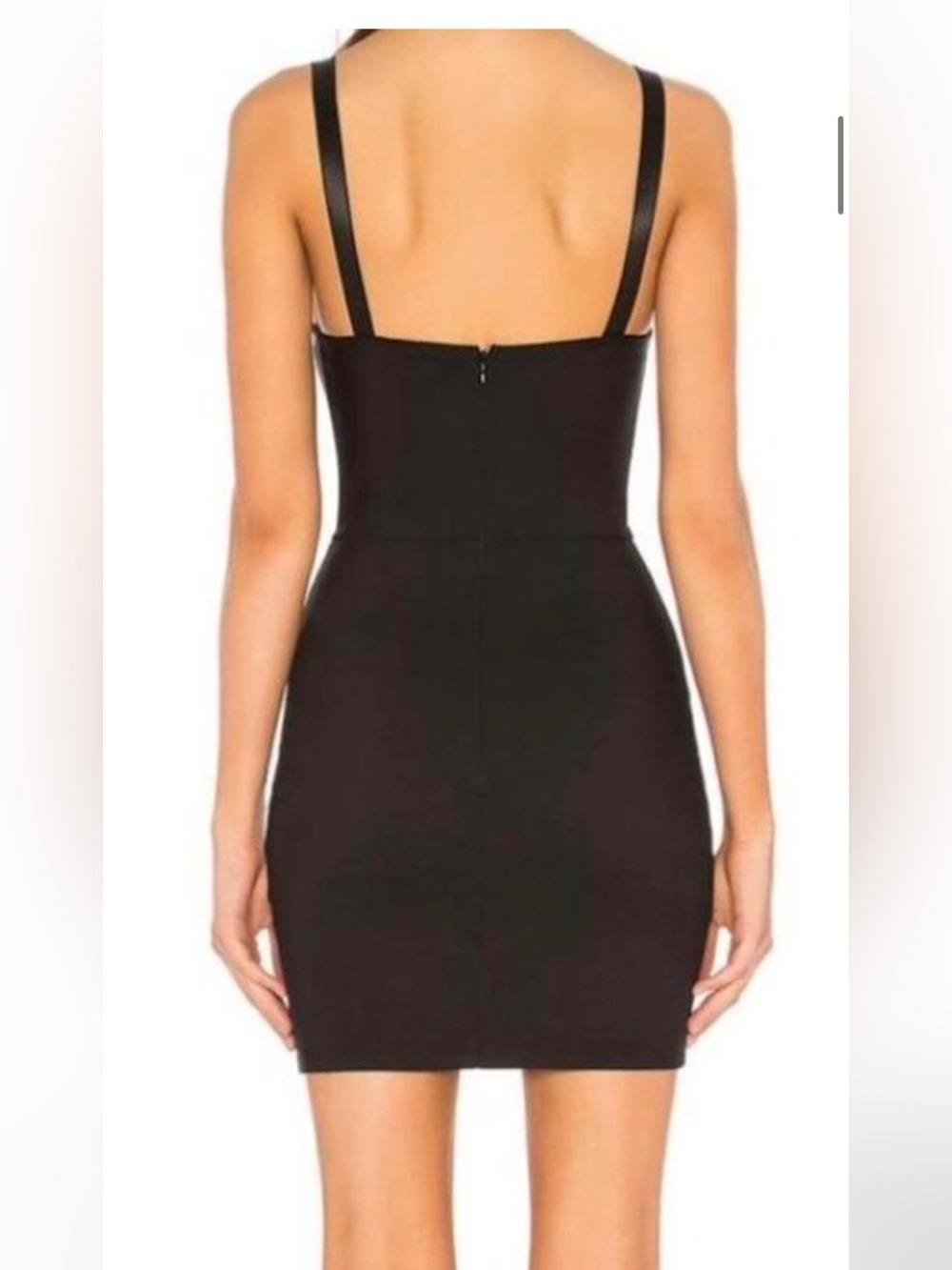 NWT Revolve Superdown Savannah Corseted Bodycon Mini Dress Black Size M - Picture 16 of 16